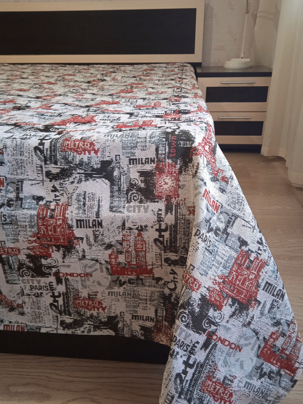 Покрывало гобеленовое Путешествие по Европпе 2.0 (180х200)