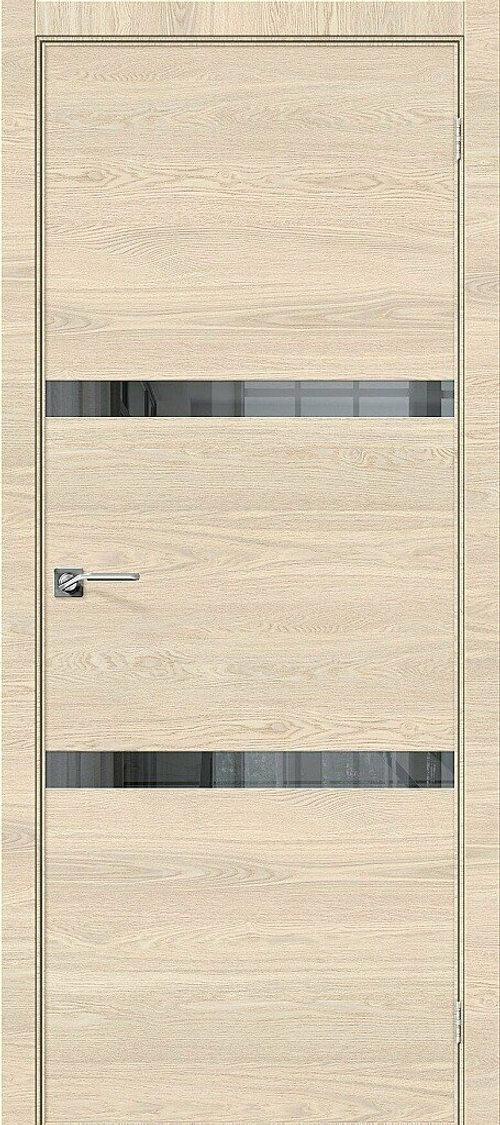 Дверь Порта-55 4AF / Цвет Nord Skyline / Стекло Mirox Grey / Двери Браво