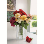 Ваза tiffany, 29 см, прозрачная