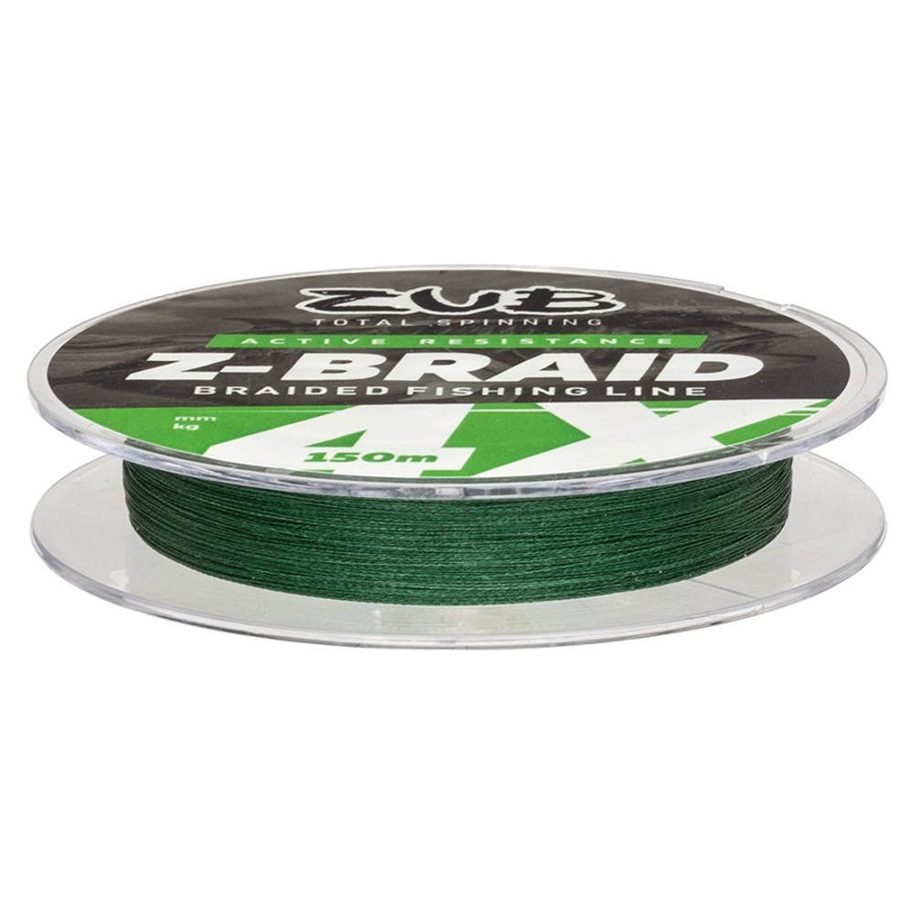 Шнур ZUB Z -BRAID Green 150m 0,30мм