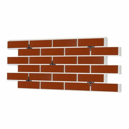 Клинкерная термопанель ППС Керамин Амстердам 2 Терракота 1020х455 мм