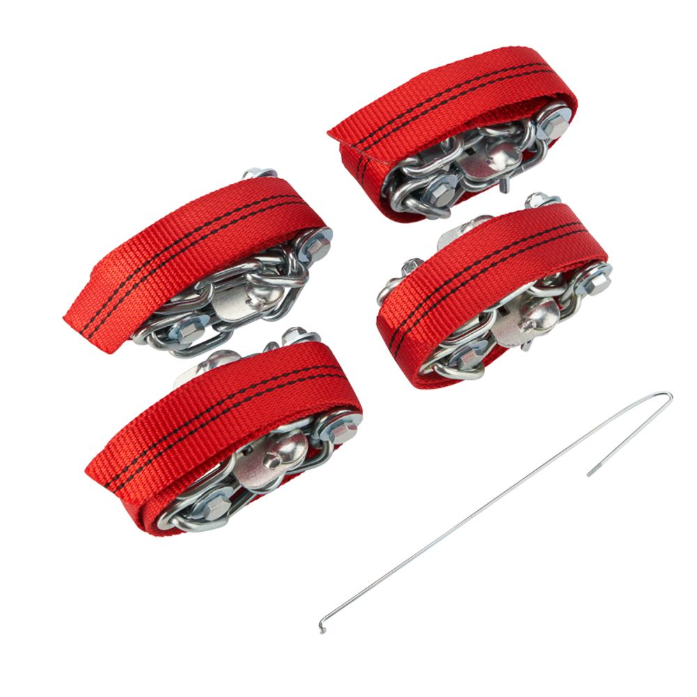 Цепи (браслеты) противоскольжения для внедорожников (колеса 235-285 мм), усиленные, 4 шт. REXANT