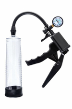 Прозрачная механическая помпа для пениса Viggo (Цвет: прозрачный)