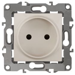 12-2105-02 ЭРА Розетка 2P, 16A-250В, IP20, Эра12, слоновая кость | Эра 12 Слоновая кость