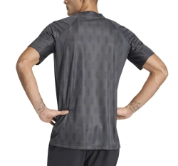 Мужская теннисная футболка Adidas Club Climacool Graphic - carbon/black