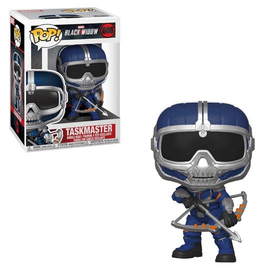Фигурка Funko POP! Bobble Marvel Black Widow Taskmaster w/bow (606) 46685 / Фигурка Фанко ПОП! по мотивам вселенной "Марвел", Таскмастер
