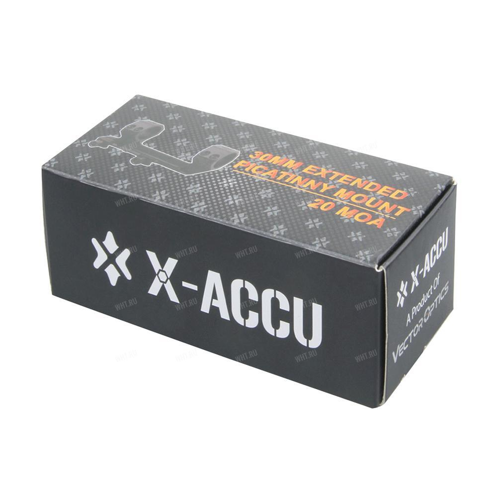 Кронштейн VECTOR 1-Piece Extended AR-Mount, 30 мм, BH=23 мм, 20 МОА, на базу Picatinny
