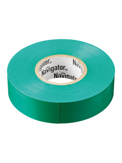 Изолента ПВХ 15мм (рул.20м) зел. NIT-B15-20/G Navigator 71106
