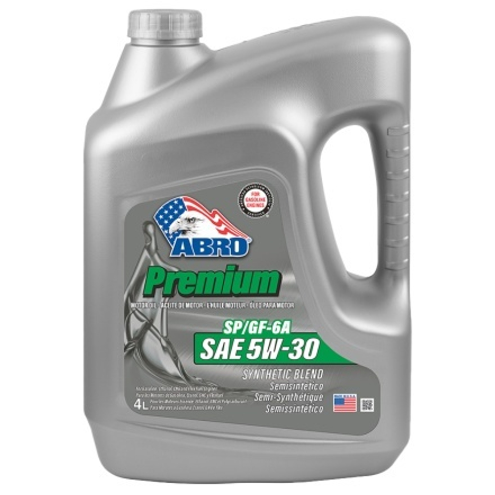 Масло ABRO SAE 5W30 SP (4л) п/синтетика