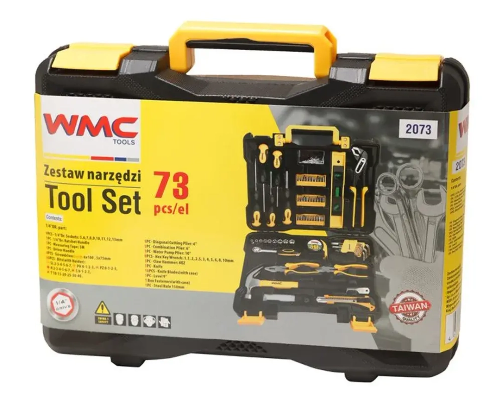 Набор инструментов 73пр. 1/4''(6гр.)(5-13мм) WMC TOOLS WMC-2073