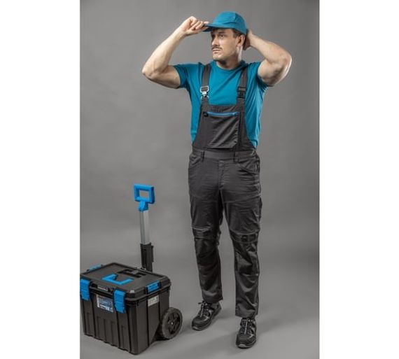 Полукомбинезон рабочий темно-серый WURNITZ Högert, арт. HT5K815