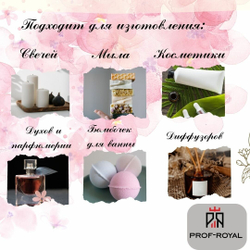 Prof-Royal отдушка парфюмерная Bamboo для свечей, мыла и диффузоров, 100 мл