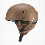 шлем AHP орех с ушами и очками коричневый открытый