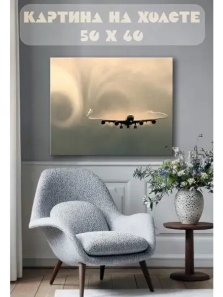 Картина на стену 40 X 50 Самолет
