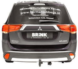 Фаркоп Brink (Thule) 606300 для MITSUBISHI OUTLANDER 15-(паспорт и сертификат в комплекте)(без электрики)