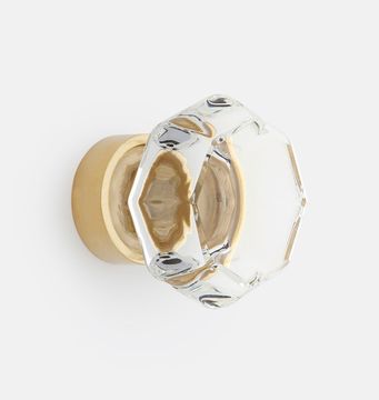 Мебельная ручка Octagon Glass