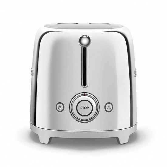 Тостер Smeg TSF01SSEU , хром