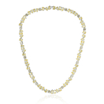 Колье теннисное Larme light yellow