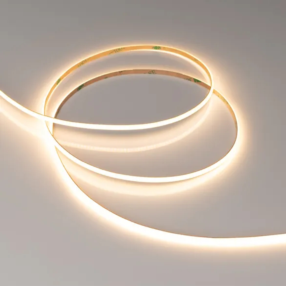 Светодиодная лента COB-X420-4mm 24V Warm3000 (10 W/m, IP20, CSP, 5m) (Arlight, узкая) 040901