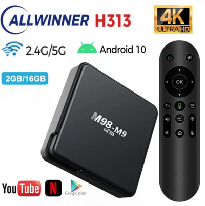 Смарт приставка Smart TV Set-Top Box Android+ATV 4K.5G