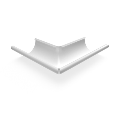 Угол желоба внешний 90гр 125*90мм OSNO RAL 9003