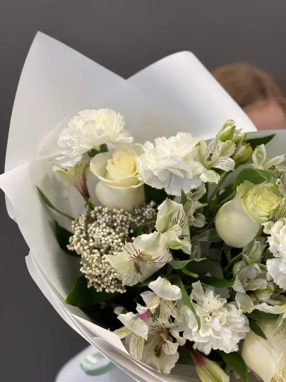 Букет цветов  Ванильный Чизкейк