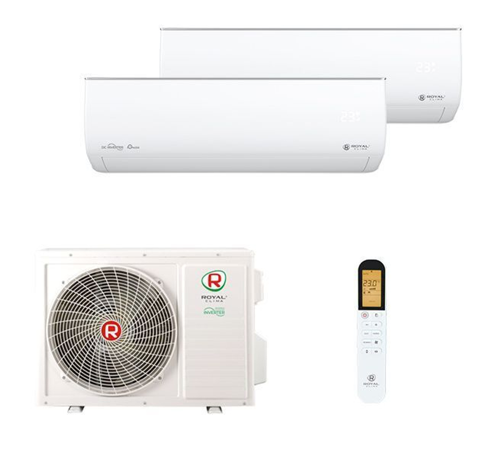 Мульти сплит-система на 2 комнаты (28+28 м2) Royal Clima Gamma Multi Gloria