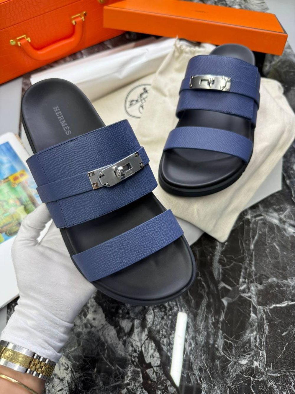 Шлёпанцы Hermes