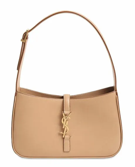 Сумка Saint Laurent Le 5 à 7 Hobo бежевый