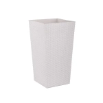 Кашпо напольное Ротанг (270х510мм) (белый) (комплект 7 шт)