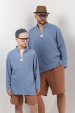 Джемпер мужской Баунти-4 Виотекс СЕРО-ГОЛУБОЙ