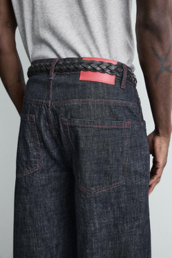 ZARA ДЖИНСЫ BALLOON FIT, ИНДИГО