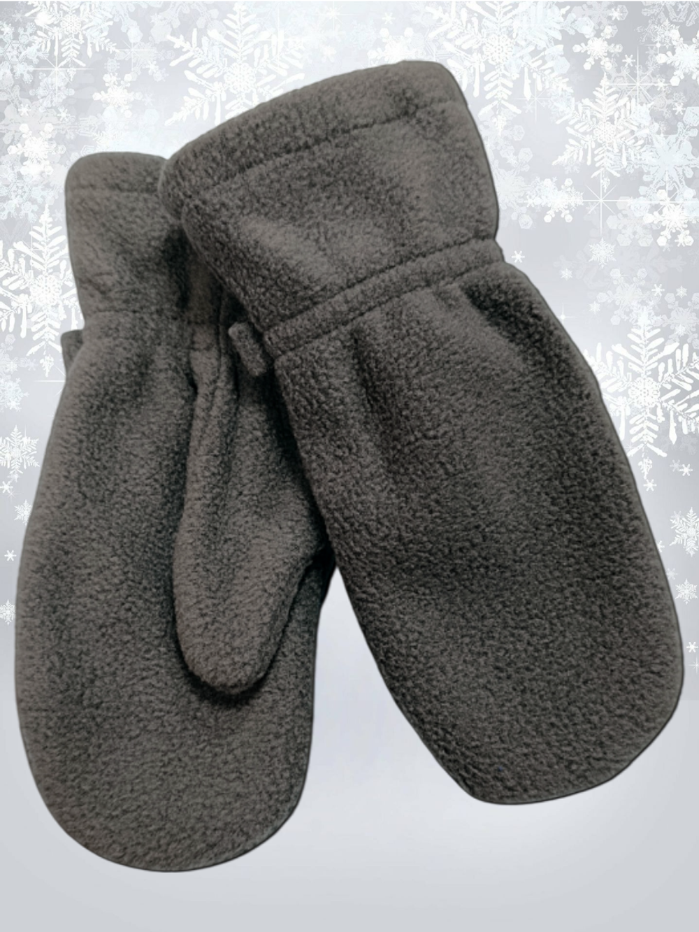 5005 Варежки детские флисовые серый (14)