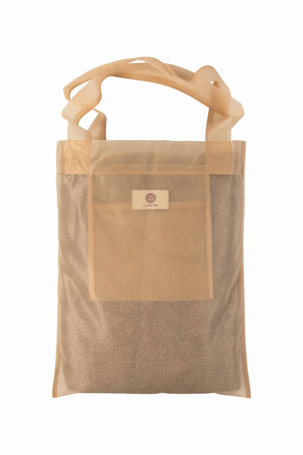 Плед 130х170 Luxberry коричневый в шоппере