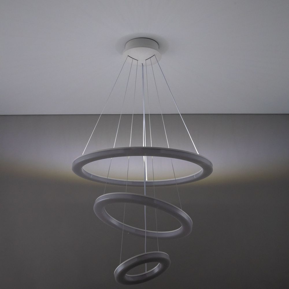 Citilux Электрон Смарт CL710A104S Умная люстра подвесная Белая