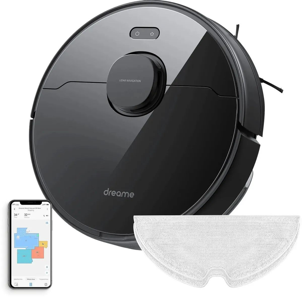 Робот-пылесос Xiaomi Dreame D9 Max Black EU