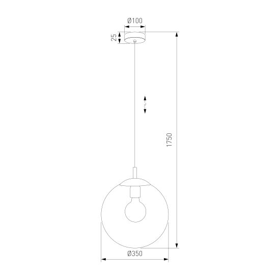 3268 / подвесной светильник / Esme