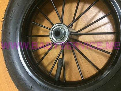 Колесо переднее 10 черный