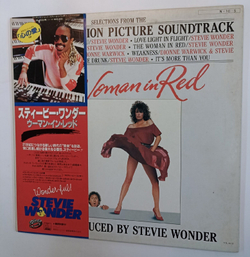 Винтажная виниловая пластинка Stevie Wonder The Woman In Red (Selections From The Original Motion Picture Soundtrack) (Japan 1984)