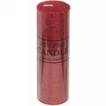 Свеча «New Star» 5*15см цвет красный ZD-074