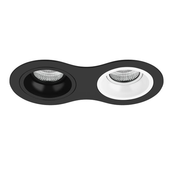 Комплект из светильников и рамки Lightstar Domino Round (214627+214606+214607) D6270607
