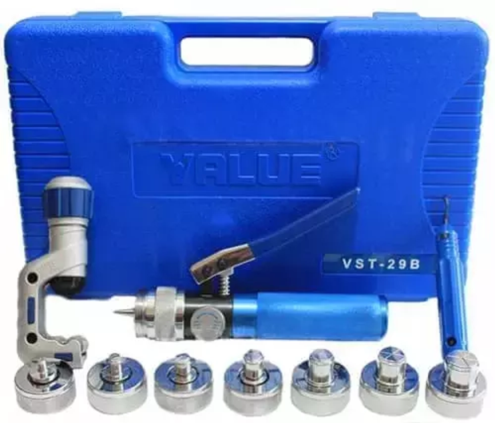 Труборасширитель гидравлический Value VHЕ-29B (3/8", 1/2", 5/8", 3/4", 7/8", 1", 1.1/8"; упак. кейс)