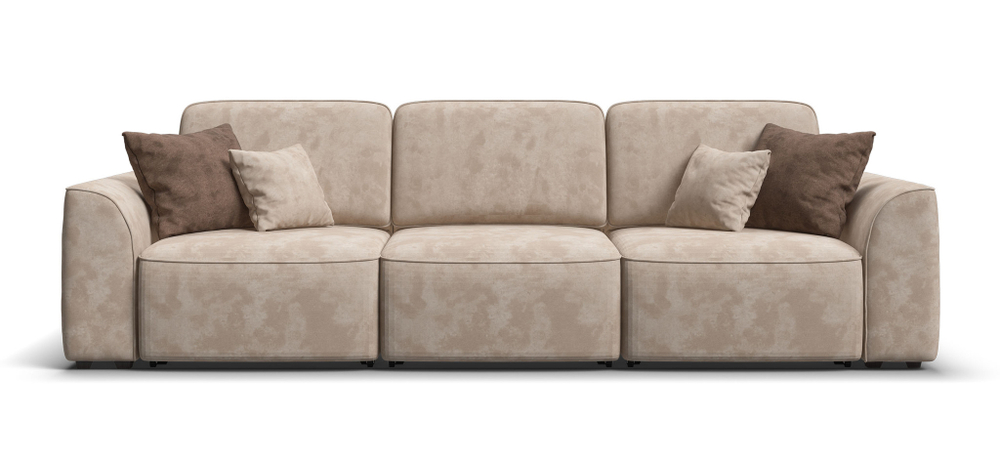 Диван KING MODOOL MAX Велюр Alkantara пепел