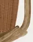 Стул Glynis массив эвкалипта с бежевым сиденьем