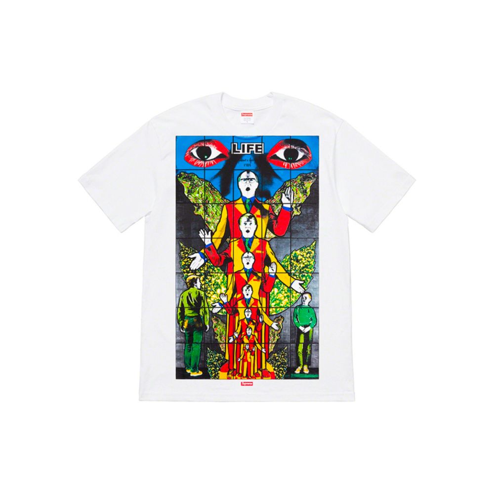 Supreme SS19 Gilbert &amp; George/Supreme LIFE Tee White T