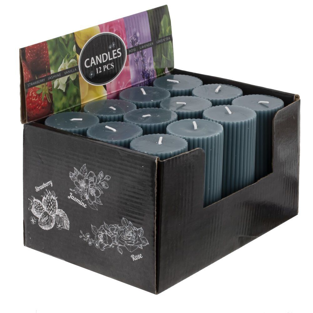 GAEM Свеча (блок 12 шт), D 5 см, L5 W5 H12 см