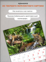 Настенный отрывной календарь "Леопарды"