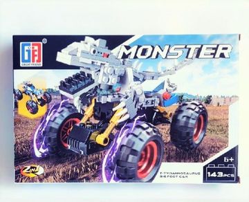 Конструктор " Monster " T-Tyrannosaurus 2в1, 143 детали