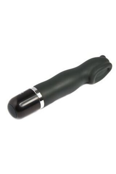 Черный мини-вибратор для клитора Sweet Touch - 13,9 см. (Цвет: черный)