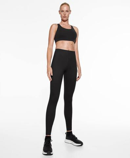 OYSHO Компрессионные легинсы Extra Compressive Core Control длиной 65 см, черный